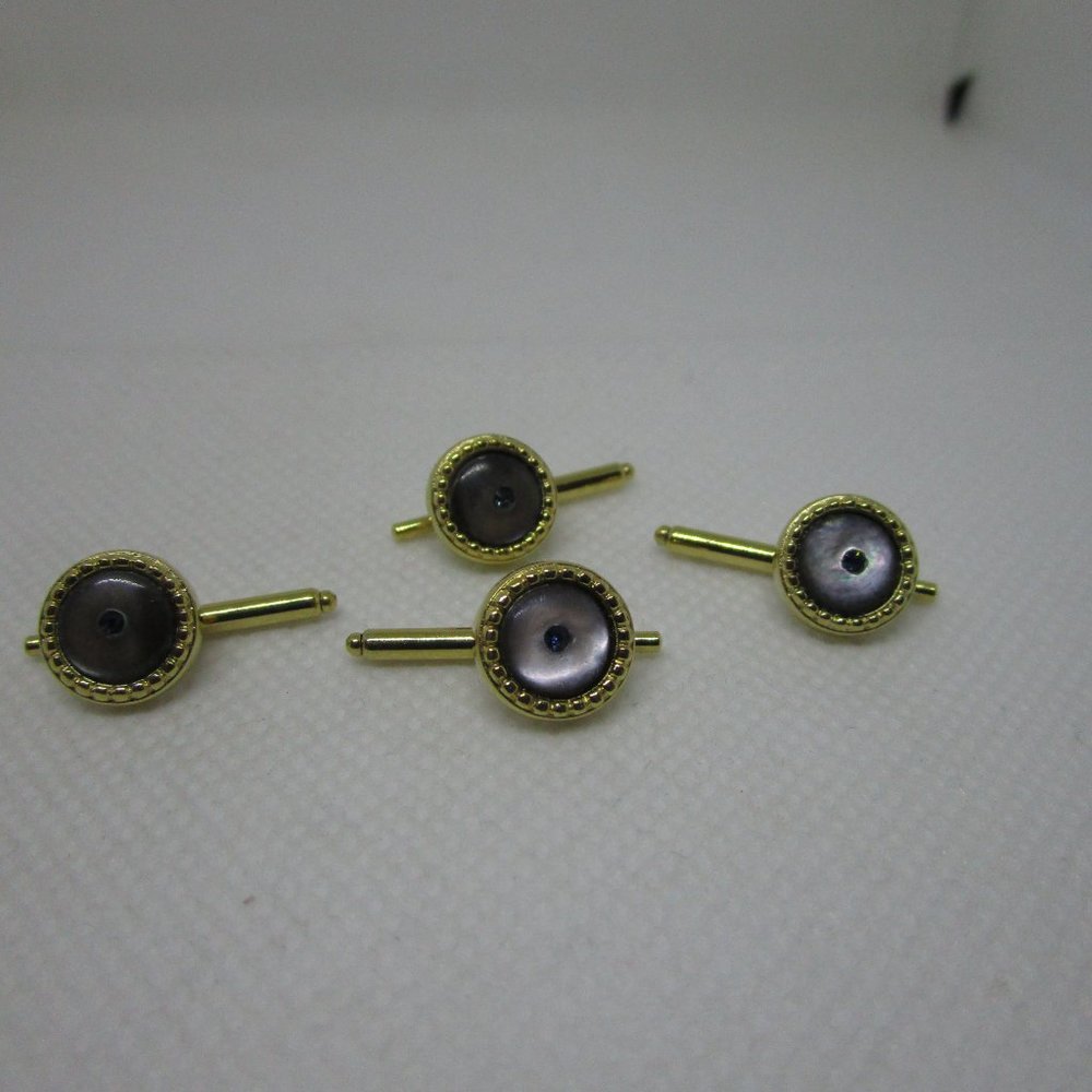 Vintage Cufflinks & Button Stud Set - image 3